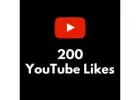 Buy 200 YouTube Likes With Fast Delivery