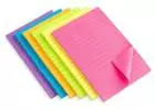 Lined Sticky Notes 4X6 in Bright Ruled Post Stickies Colorful Super Sticking