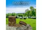 cow dung cake for Ganesha Homa  