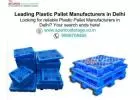 Best Plastic Pallet Manufacturers in Delhi