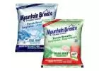 Mountain Breeze breath mint strips (7 Strips each) Pack of 2 x 20 = 280 Strips