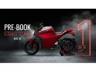 Pre-Book CSR 762 Electric Motorcycle in India