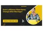 Does Lufthansa Allow Name Change After Marriage?