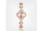 Explore ORSGA CLOVER Pink Dial Rose Gold Watch