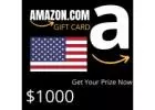 Win $1000 Amazon Gift Card Free