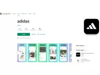 Install and Shop in the Adidas App!