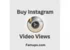 Buy Instagram Video Views For Better Reach