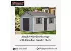 Simplify Outdoor Storage with Canadian Garden Sheds