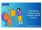  Best Manual Testing Training Institute: CETPA Infotech