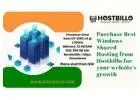 Best Windows Shared Hosting from Hostbillo for your website's growth