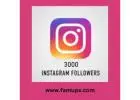 Buy 3000 Instagram Followers For Account Growth