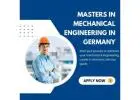 Masters in Mechanical Engineering in Germany