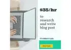 Write Blog Posts - $35 an Hour 