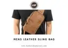 Carry in Style: The Ultimate Guide to Mens Leather Sling Bag – Leather Shop Factory