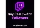 Buy Real Twitch Followers And Stream With Confidence