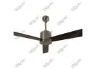 Modern ceiling fans with wooden blades