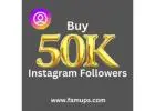 Buy 50k Instagram Followers For Social Growth