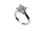 "Shine Bright with NANA Silver 1ct Round Cut Zirconia Engagement Ring!"