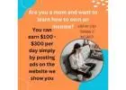 Are you a MOM and want to learn how to earn an income online?