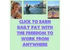 Calling all aspiring Digital Nomads!! Would you like earn daily pay from home or while traveling