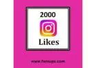 Buy 2000 Instagram Likes For Quick Reach