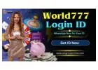 Get a Reliable World777 Login Access to Earn Money