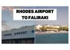Seamless Taxi Service from Rhodes Airport to Faliraki 