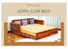 Buy the Perfect Blend of Style and Functionality: Wooden Sofa Cum Bed