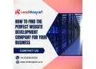 How to Find the Perfect Website Development Company for Your Business