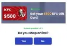 $500 KFC Gift Card