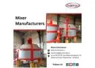Mixer Manufacturers | Buildmate