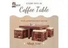 Wooden Coffee Table Online Upto 55% OFF | Jodhpuri Furniture