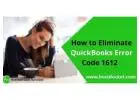 How to fix QuickBooks error code 1612?