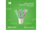 Stylish & Sustainable Multicolour Paper Straws for Any Events