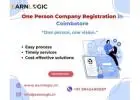 OPC Registration in Coimbatore | Start One Person Company 