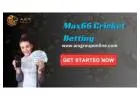 Play and Win Money Daily with Max66 Cricket Betting