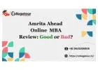 Amrita Ahead Online MBA Review