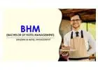  BHM Bachelor of Hotel Management 