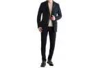 Buy Damien Blue Suede Leather Blazer at Marry Clothing | Rs. 11,200 | All Sizes Available