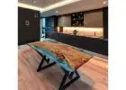 Shop Epoxy Dining Table at woodensure for Beauty and Durability Combined