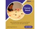 Buy Megachess Carrom Board with Rosewood Accents