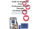 Increase Performance Bonus Through Facebook Groups 