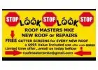 Roof Masters MKE new or used 414-368-0223