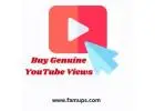 Buy Genuine YouTube Views for Your Content