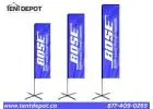 Eye-Catching Feather Flags For Effective Outdoor Promotion  