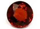 Untreated 5.85 cts. Hessonite Garnet Round Gemstone