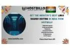 Get the Industry's best linux Shared Hosting in India From Hostbillo