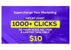 Get At Least 1000+ Clicks To Your Solo Ad for $10