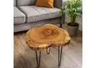 Unleash Natural Beauty: Buy Live Edge Center Table by Woodensure 