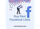 Buy Real Facebook Likes to Level Up Your Reach